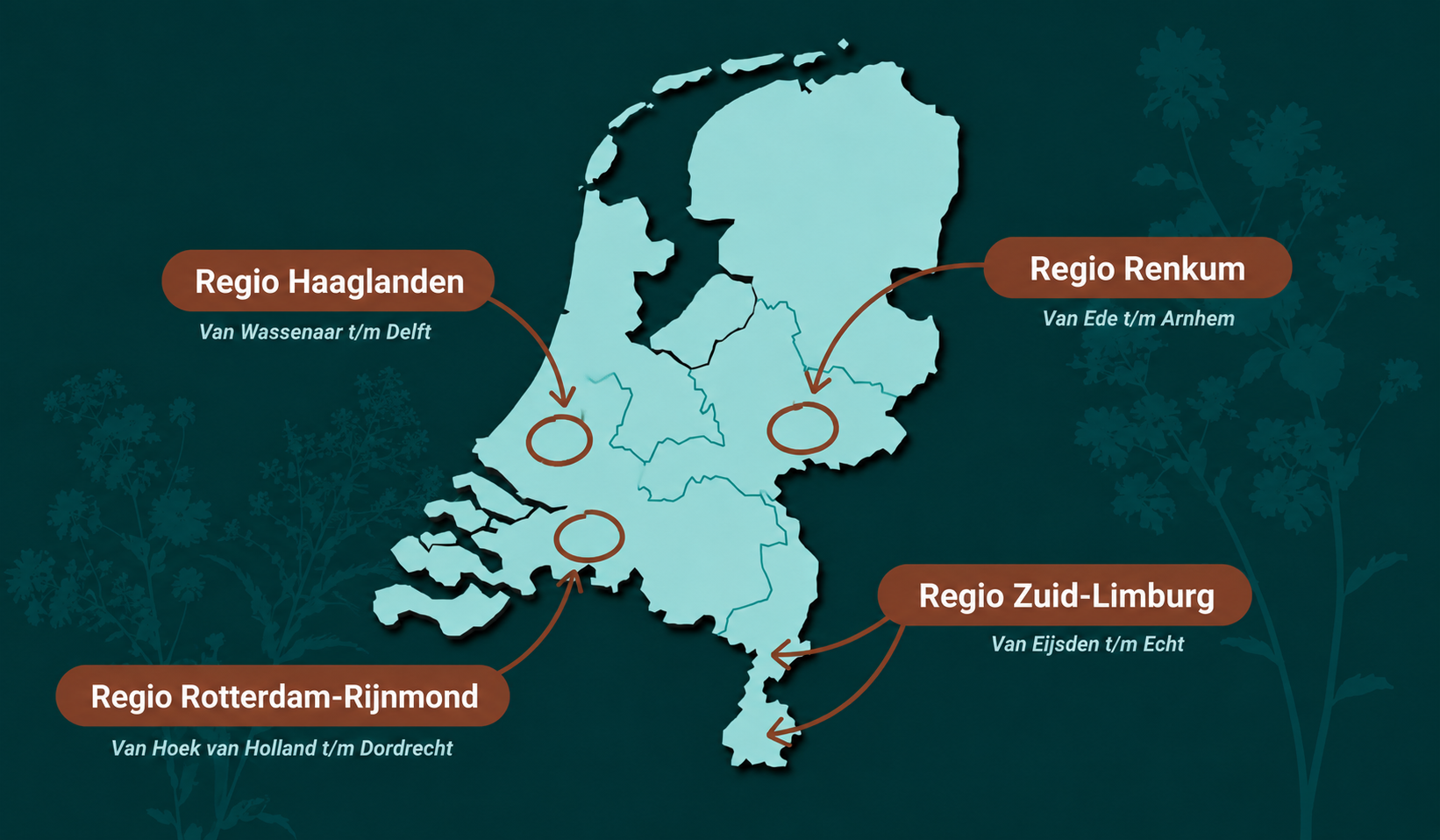 Persoonlijke service in uw regio